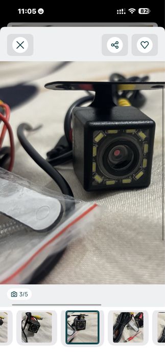 Camera marsarier auto led plus cablu 6metri