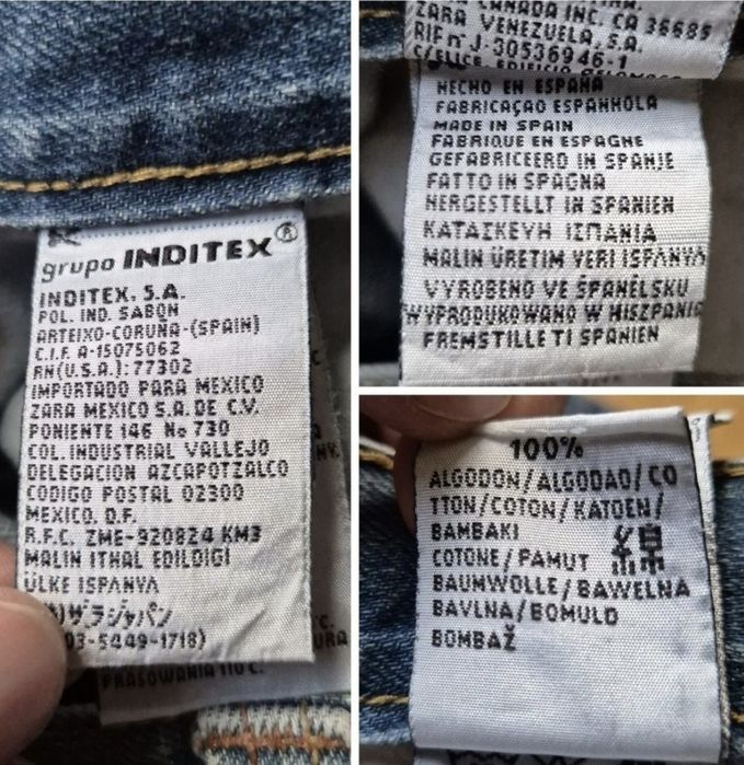 Fustă Blugi Zara Trf, Mărimea EUR 40, Fabricată în Spania