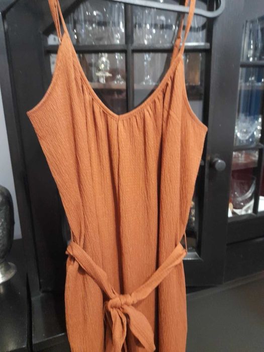 Дамски гащеризон в кафяв цвят размер М