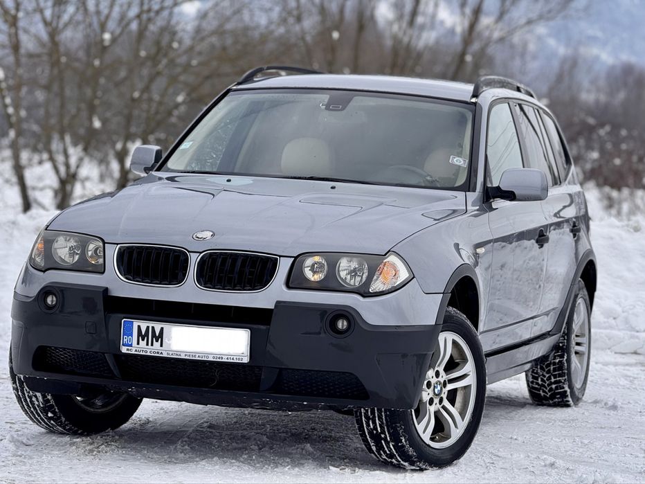 Bmw x3 - x drive - an 2006 - 2.0d 150 cp - interior piele crem -