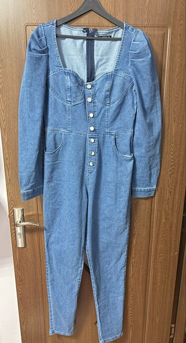 Salopeta denim noua marime L