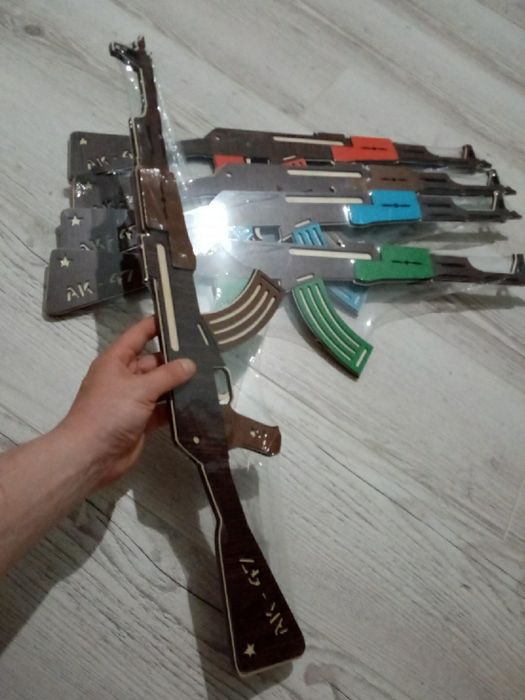 Винтовка М-16 деревянная игрушка