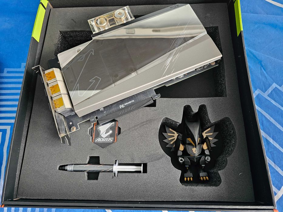 2БР RTX3080 XTREME WATERFORCE Asus EKWB Gigabyte Aorus Geforce  видеокарта videokarta VGA водно охлаждане