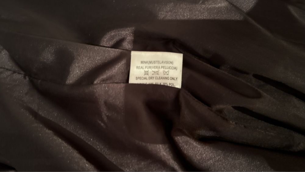 Шуба из натуральной норки