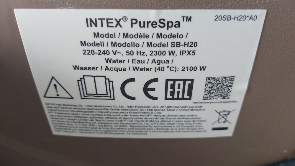 De vânzare - piscină / jacuzzi gonflabil INTEX® PureSpa™ (Model SB-H20)