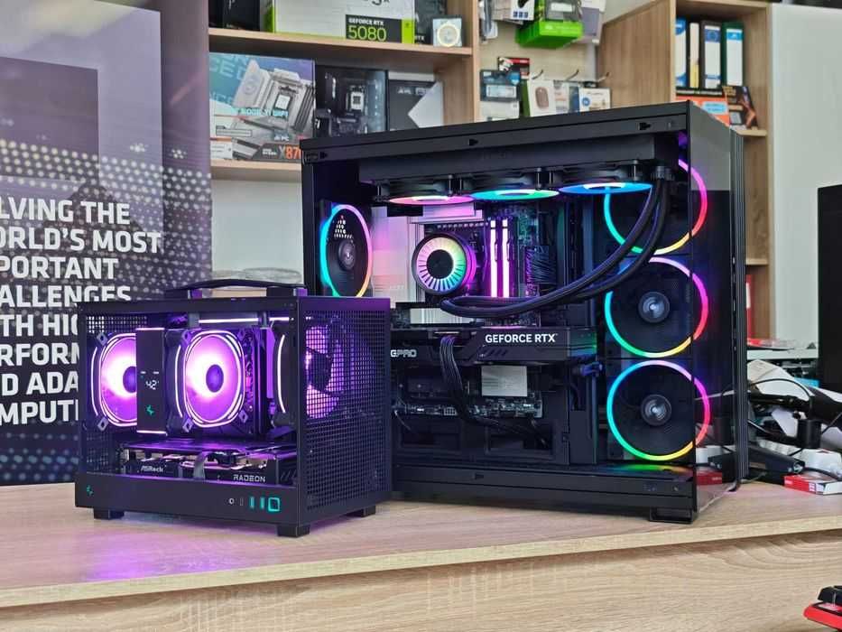 Компютър - /B650 Lightning Wi-fi/Ryzen 7 7700X/RX 9060 XT 16GB/32GB DDR5 6400M/T/1TB nVme gen 4.0/