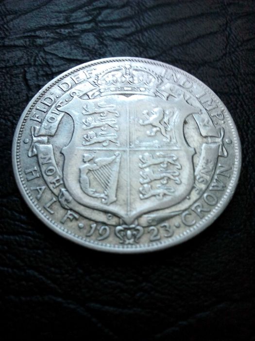 1/2 кoрона 1940 година Англия сребро