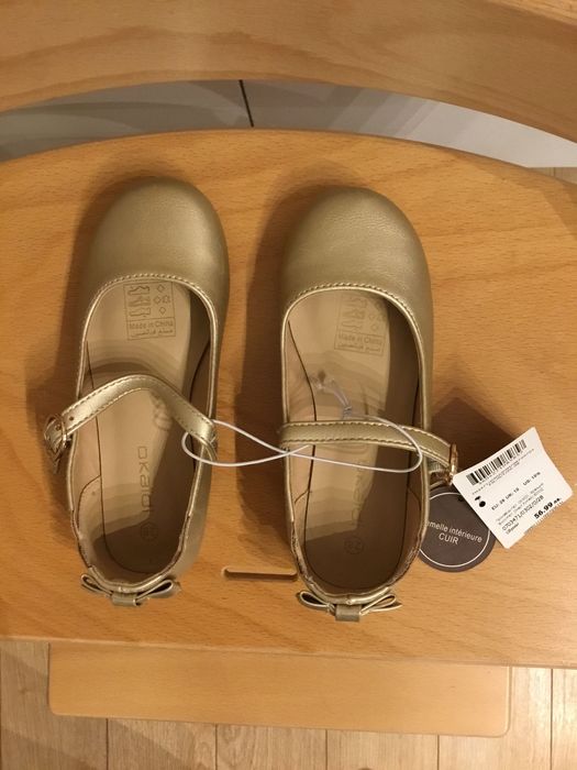 Нови обувки и пантофи за момиче ZARA, OKAIDI; р-р 28