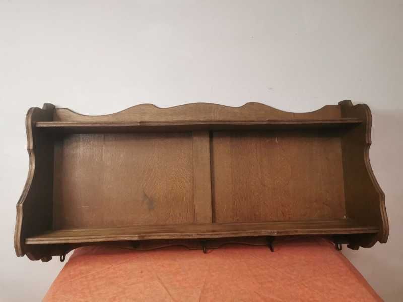 Polita cuier de bucatarie din lemn