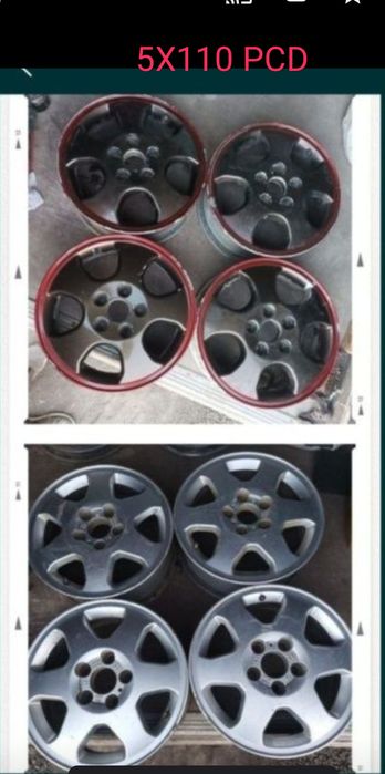 Set jante aluminiu 5X98 și 5X110 , 15 țoli,accept schimb