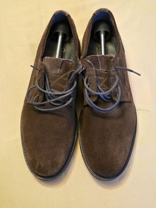 Pantofi piele întoarsă maro Sioux