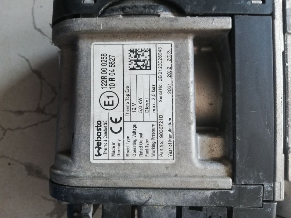 Webasto bmw G11 seria 7 G12