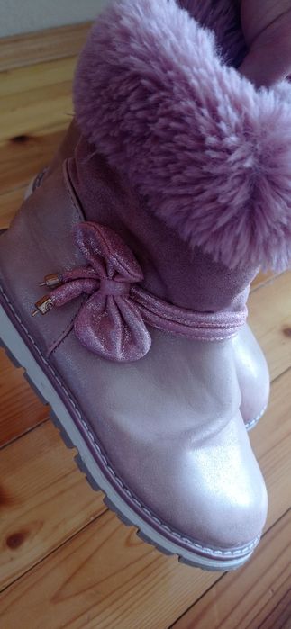 Детски ботуши в розов цвят