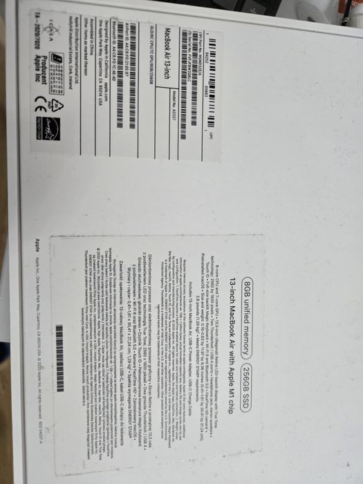 Apple Macbook 13 Retina 8GB si 256 GB SSD