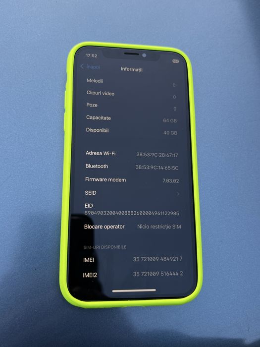 Iphone xs 64gb space grey