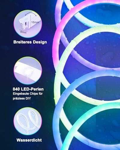 Smart Neon LED лента 10 м RGB IC с Alexa и Google