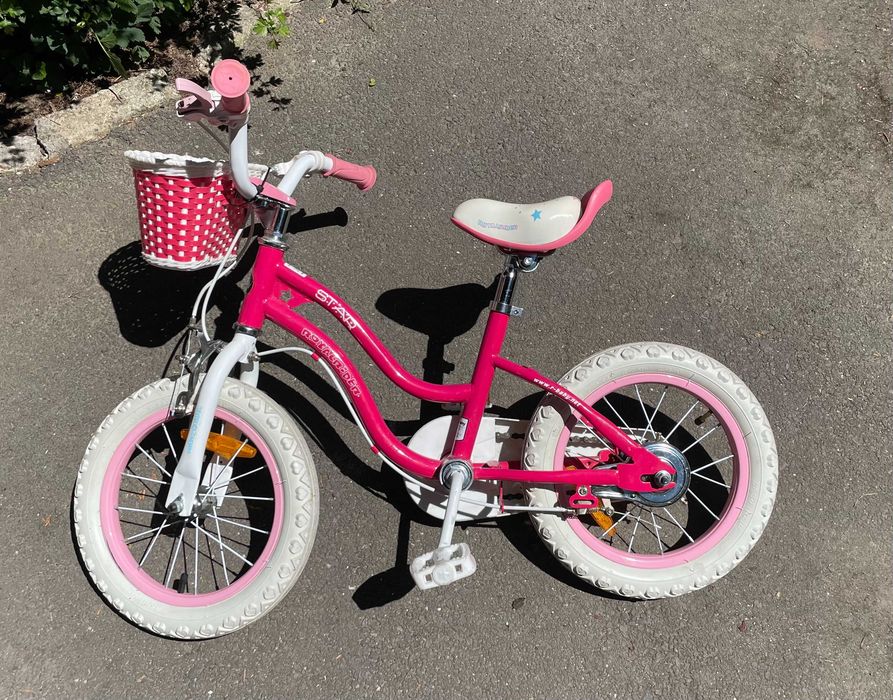 Bicicletă Copii / Fete ROYAL BABY STAR GIRL, Roți 14 inch - Stare Excelentă
