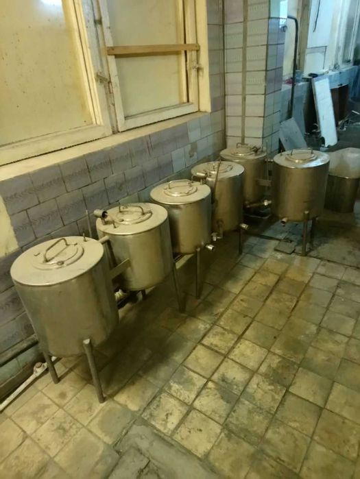 Ёмкости нержавейка сдвоенные 80 л. Для разных технологических процесс.