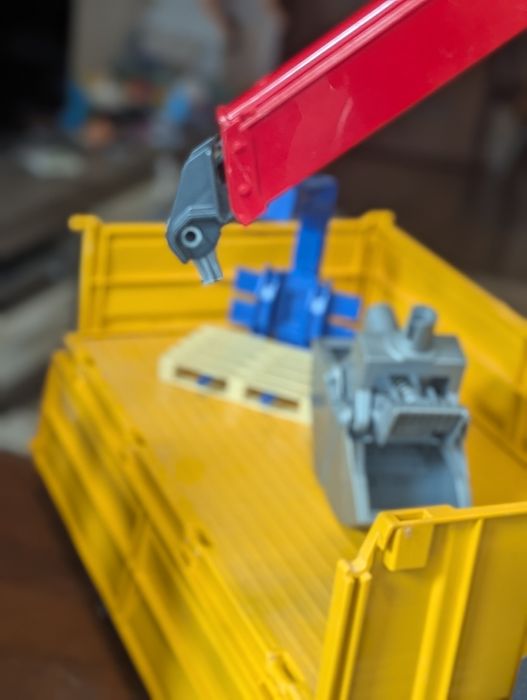 Camion Bruder Mercedes Arocs Deszapezire sau Bena cu Macara 1:16