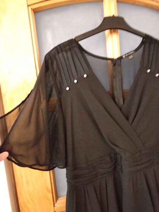 Rochie din voal cu cristale măr. 50