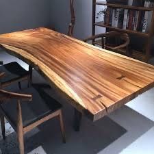 Стол из слэба ореха на кухню, гостиную.