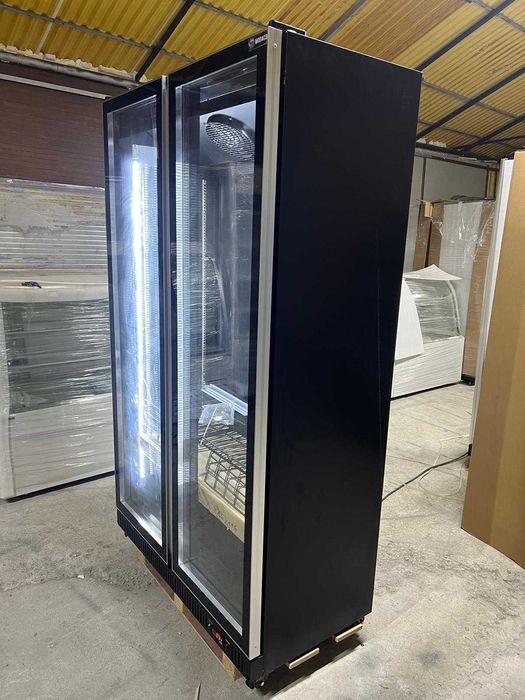 Vitrină frigorifică dublă 2 uși 1980 mm LED 0–10°C