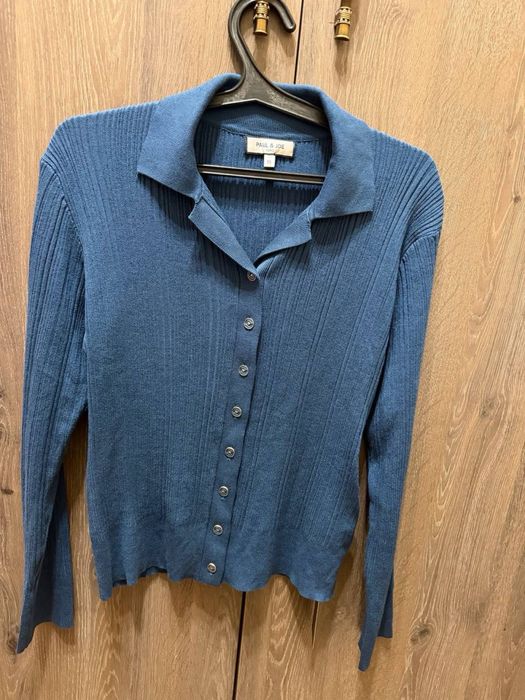 Кофта лапша.корейского бренда для Европы.размер розовая M синяя L