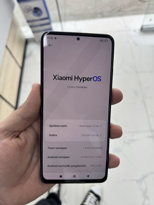 Redmi not 12 pro 8/256