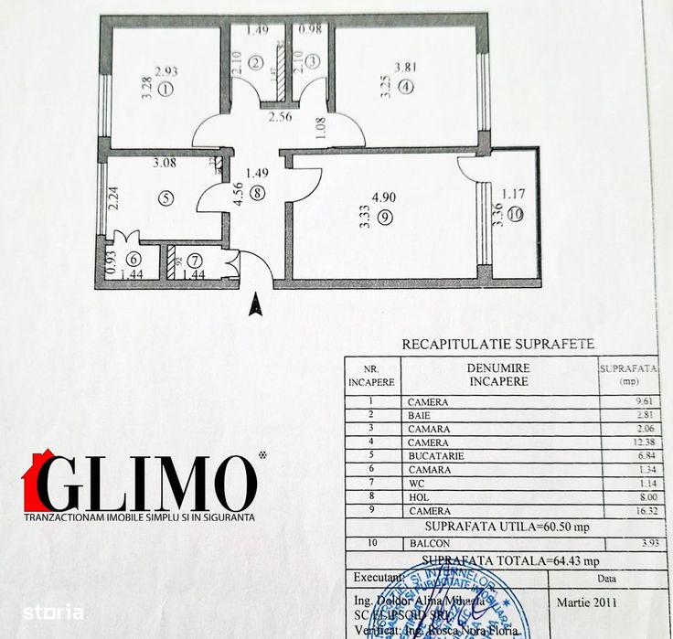 Apartament 3 camere, dec. 2bai, balcon, Mazepa 1, Scoala 28, Faleza