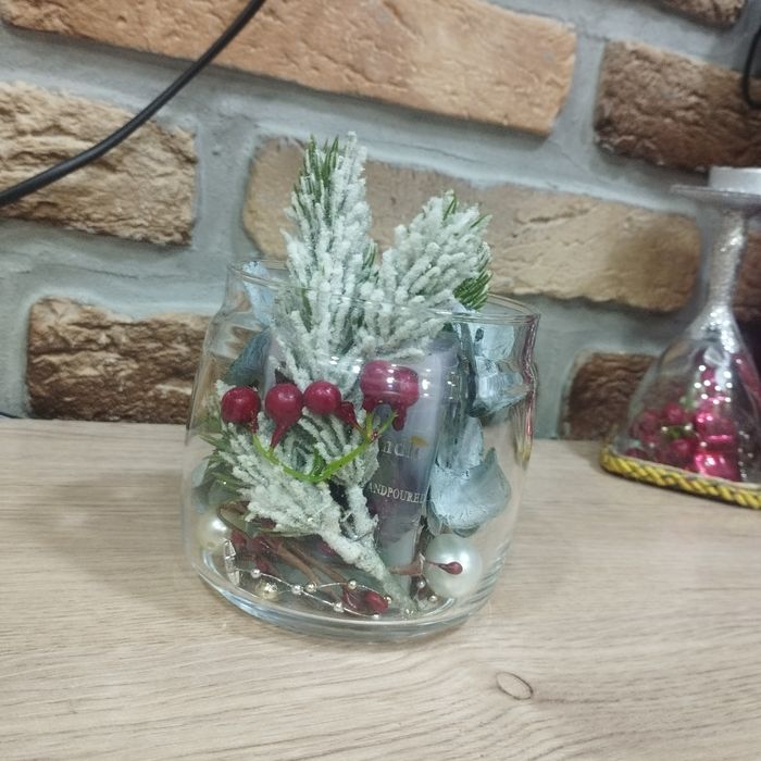 Новогодние свечи подсвечники