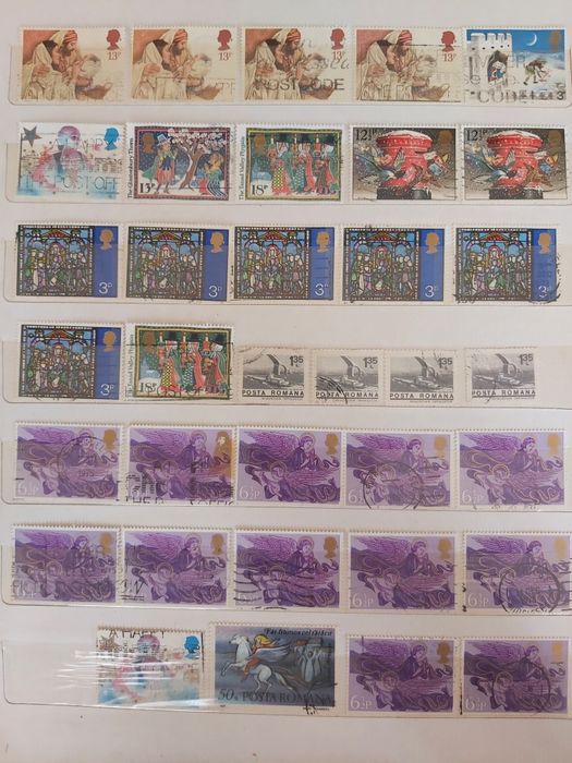 Vând sau schimb timbre de colecție din România, Germania și nu numai