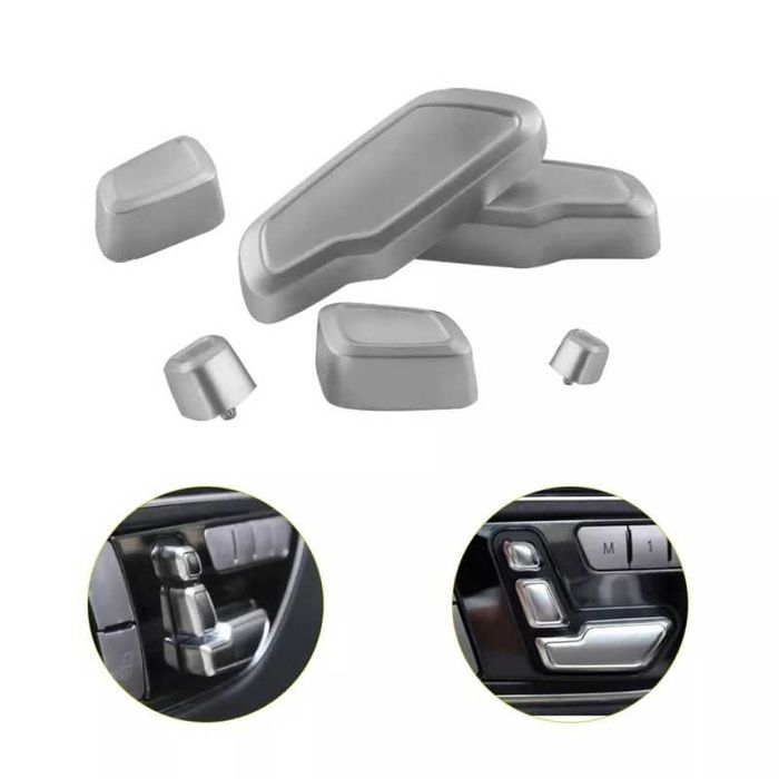 Set butoane reglaj scaun cromate  Mercedes E-class W212 ,C-class W204