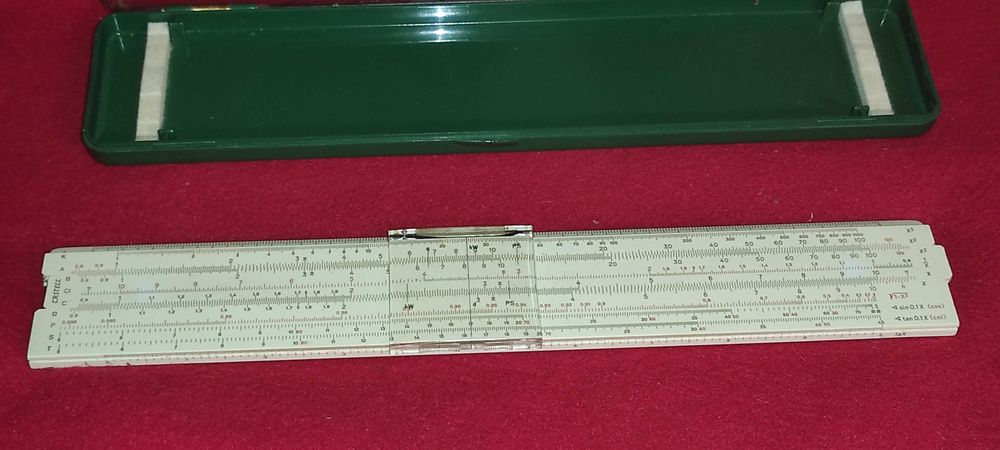rigla de calcul germana de colectie FABER CASTELL lungime 30 cm