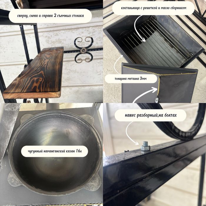 Мангальный комплекс с навесом