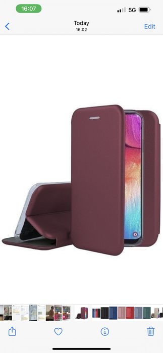 Samsung A32/A03/A04/A05/A16/A26 Husa Flip Case/Carte Material Ecologic