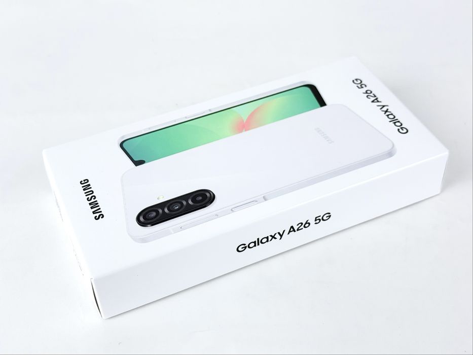 НОВ! Samsung Galaxy A26 5G 256GB 8RAM White 2г. Гаранция!
