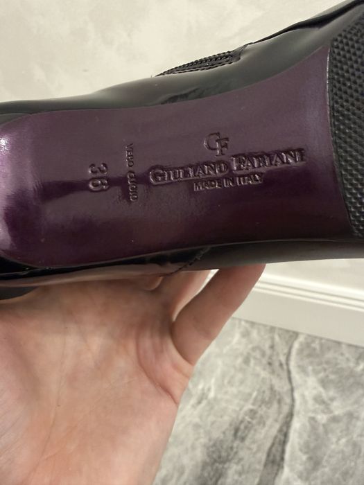 Ботфорты кожаные