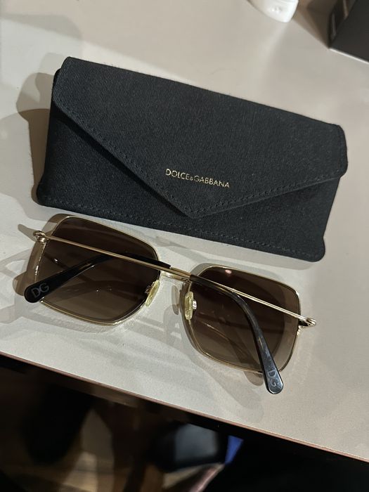 Дамски слънчеви очила Dolce & Gabbana DG2242 / Gold & Brown