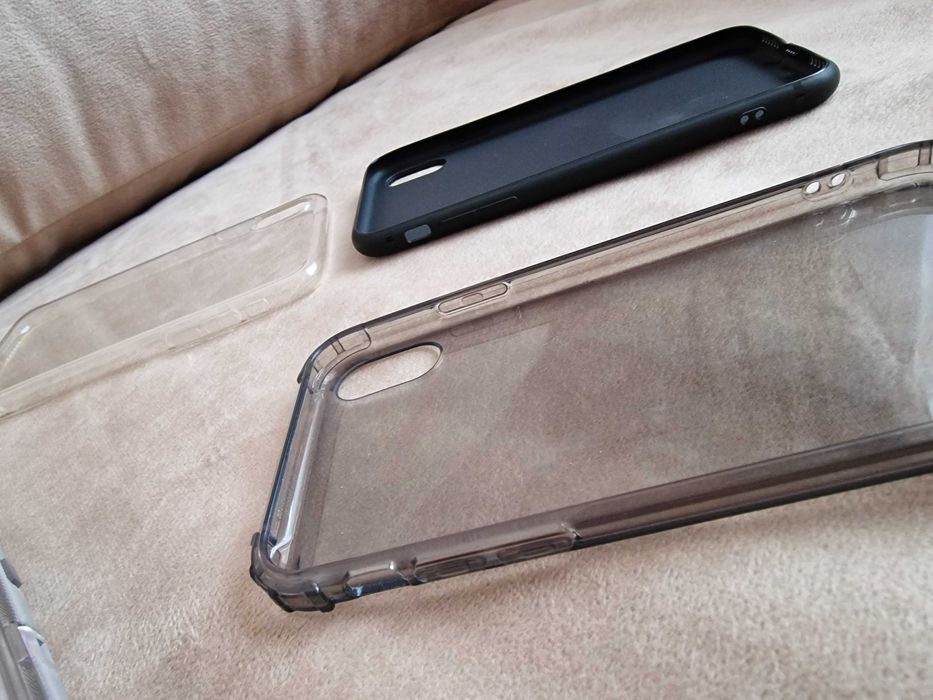 Huse Iphone X din silicon, plastic dur - noi
