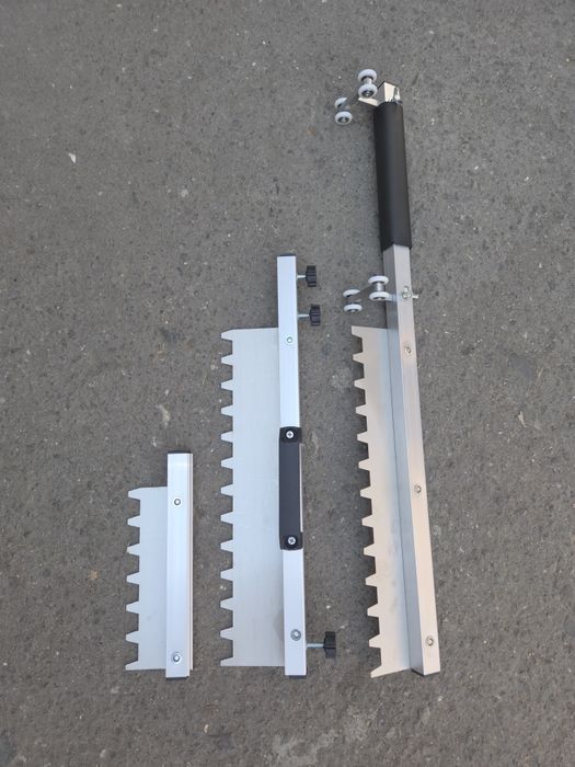 Телескопична рейка  за полагане на лепило/замазка плочки фаянс т