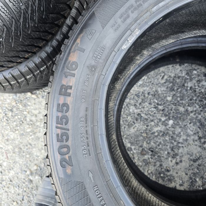 2x 205/55/16 M+S CONTINENTAL Stare impecabila