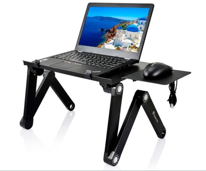 Складной столик-трансформер Laptop Table T8 для ноутбука