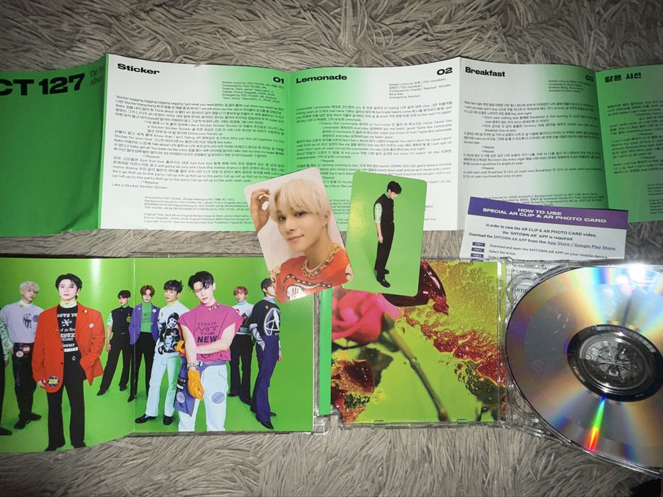 NCT 127 STICKER cd албум