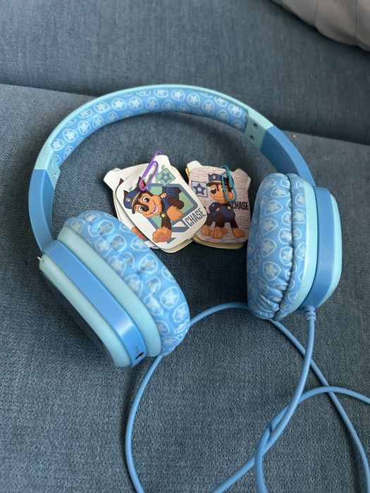 Детски слушалки зелени и сини