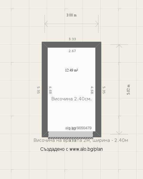 Дава се под наем Гараж / Паркомясто в Бургас, Лазур - 19 кв.м за 102 € - Снимка #2
