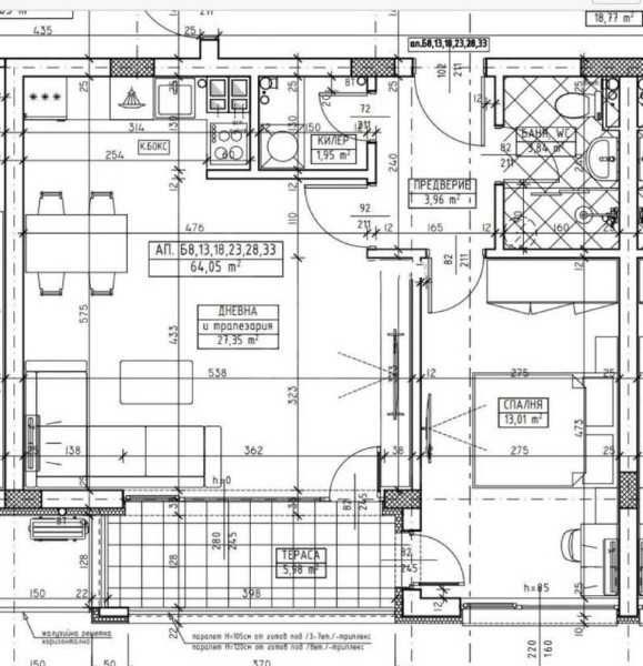 Продава се Двустаен апартамент в Пловдив, Христо Смирненски - 74 кв.м за 1300 €/кв.м - Снимка #3