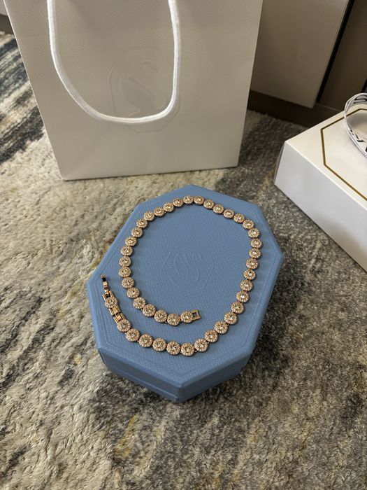 Colier Swarovski Angelic Tennis rose gold