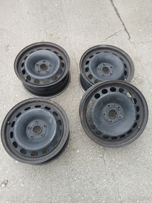 Джанти 16 метални Фолсваген.Шкода 5 бр.