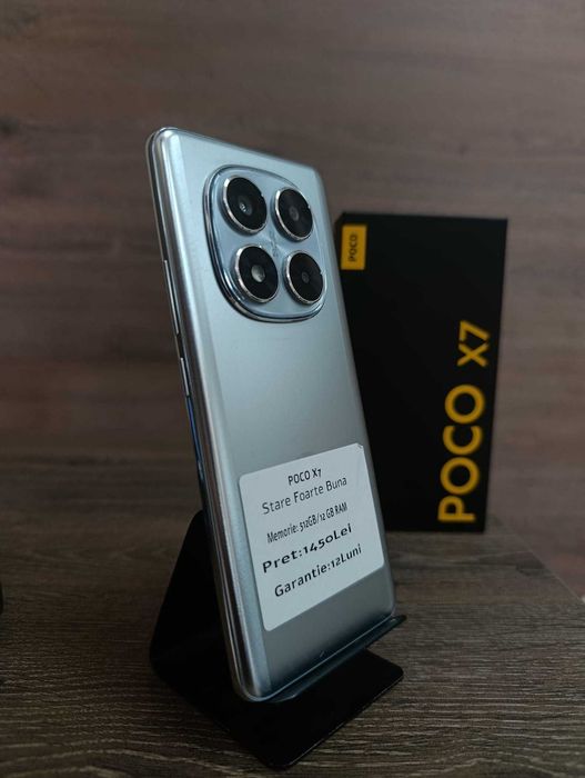 POCO X7 | Stare Impecabila 99% Baterie  | 12GB RAM 512GB Memorie | Posibilitate In Rate | Acceptam Si Schimburi