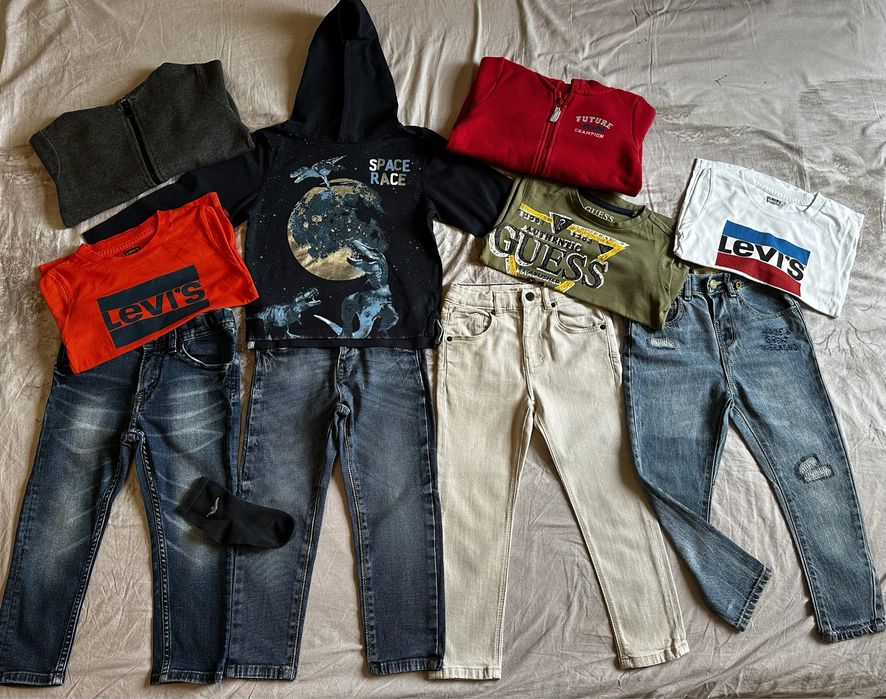 Guess,Levi’s,Mayoral,Zara,H&M